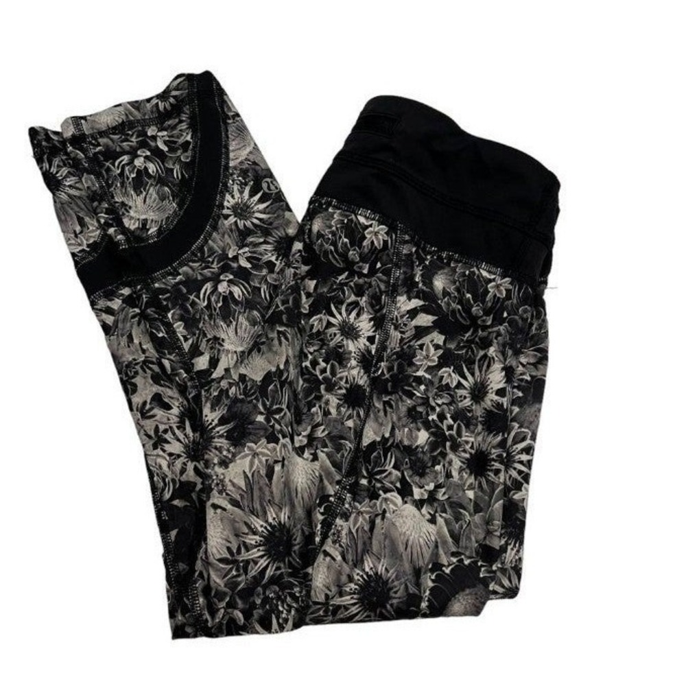 Lululemon cropped floral leggings size 4